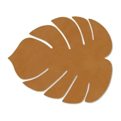 Monstera Leaf Nupo placemat S, Burned curry