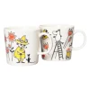 Moomin Arabia x Rode Kruis Moomin mok ABC Mix 2-pack, 30 cl