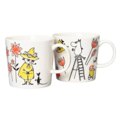 Moomin Arabia x Rode Kruis Moomin mok ABC Mix 2-pack, 30 cl