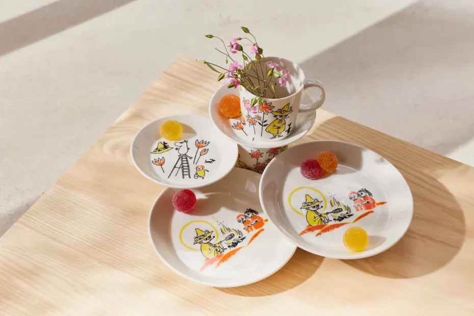 Moomin Arabia x Rode Kruis Moomin mok ABC Mix 2-pack, 30 cl