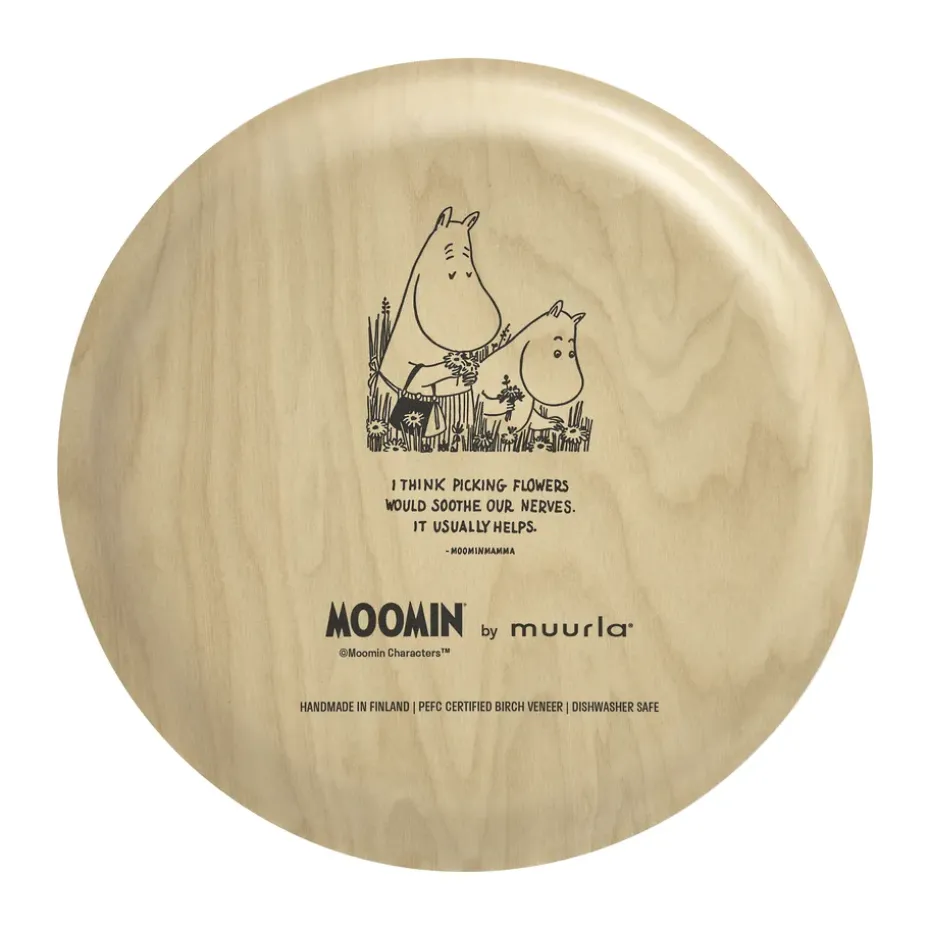 Moomin dienblad Ø25 cm, Flowers