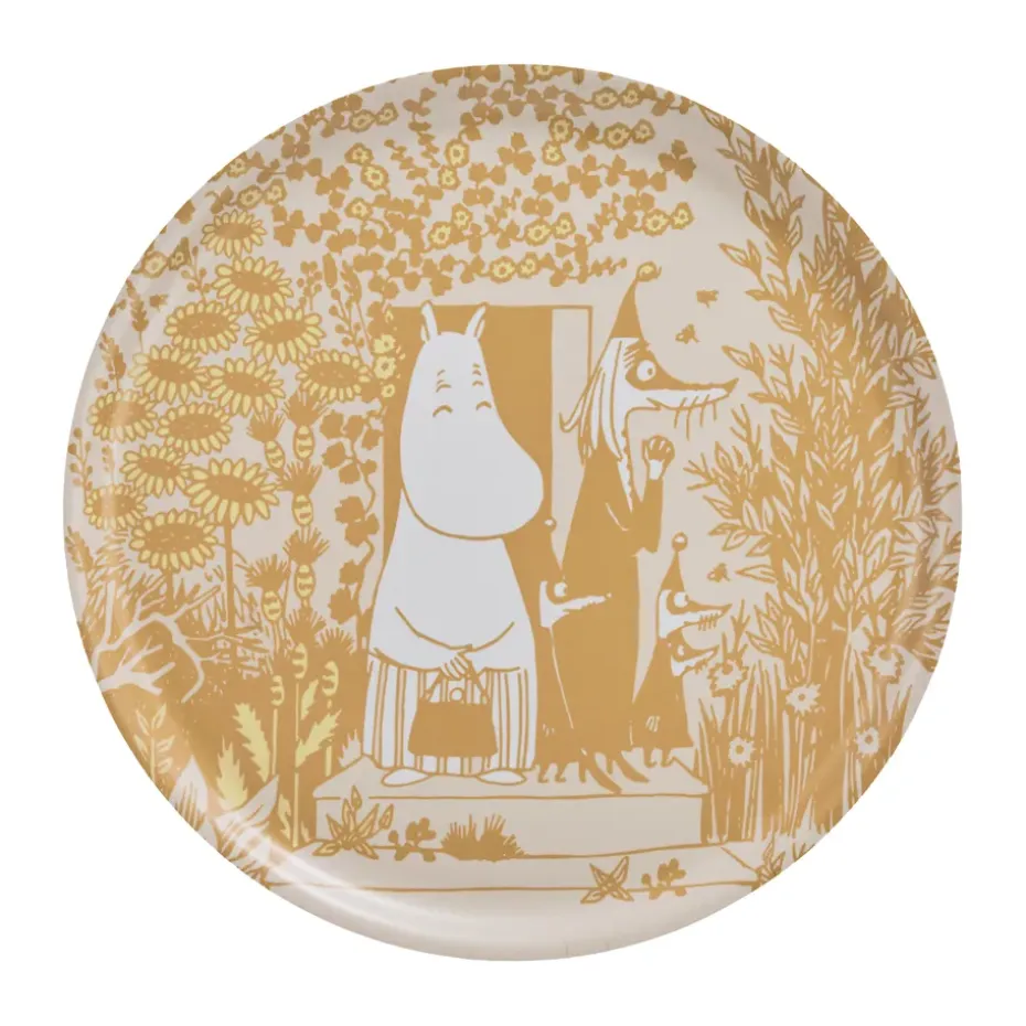 Moomin dienblad Ø40 cm, Wild garden