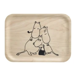 Moomin 80 dienblad 20x27 cm, Berkenhout