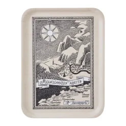 Moomin dienblad 32x42 cm, Finnish Moominvalley map