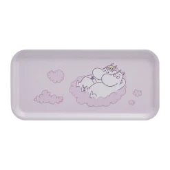 Moomin dienblad 13x27 cm, In the clouds