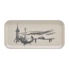 Moomin dienblad 13x27 cm, The pier