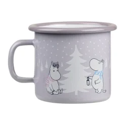 Moomin emaille mok 25 cl, Snowfall