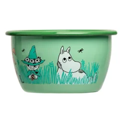 Moomin emaillen kom Boys 30 cl, Groen