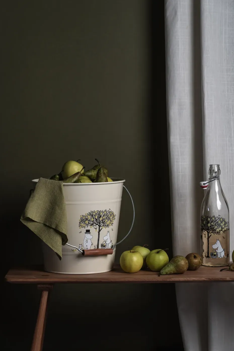 Moomin emmer 10 L, Apples