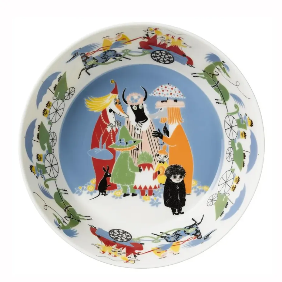 Moomin Friendship serveerschaal, 23 cm.