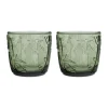 Moomin glas 28 cl 2-pack, Dennengroen