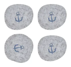 Moomin glasonderzetter 9,5x11 cm 4 stuks, Sailors