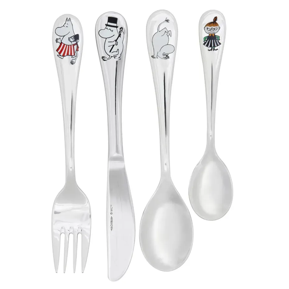 Moomin kinderbestekset 4-pack, Family