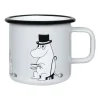 Moominpapa emaillen mok 37 cl, Grijs