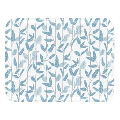 Mougli Blue dienblad 33x43 cm, Blue-white