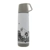 Mumin Graphic thermosfles 50 cl, Wit-zwart