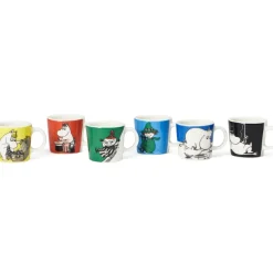 Mumin kleine mokken 6-pack Första classic, Multi