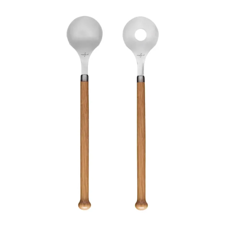 Nature saladebestek 2-pack, Eiken