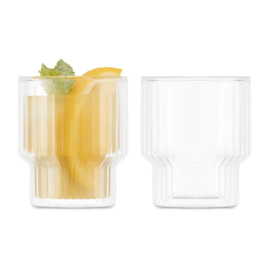 Navalia dubbelwandig glas 15 cl 2-pack, Helder