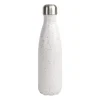 Nils stalen fles 50 cl, Wit-zwart