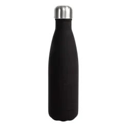Nils stalen fles 50 cl, Zwart