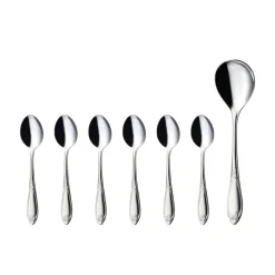Nina dessertset 7-delig, Roestvrij staal