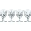 Noblesse glas op voet 4-pack, Transparant
