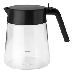 Nohr glazen kan 1,2 l, Black metallic