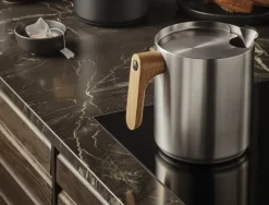 Nordic kitchen inductiekan 1 L, Geborsteld staal