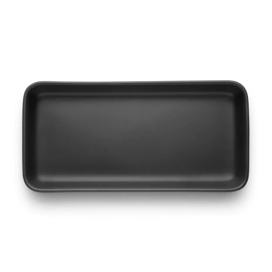 Nordic Kitchen serveerschotel 12x24 cm, Zwart