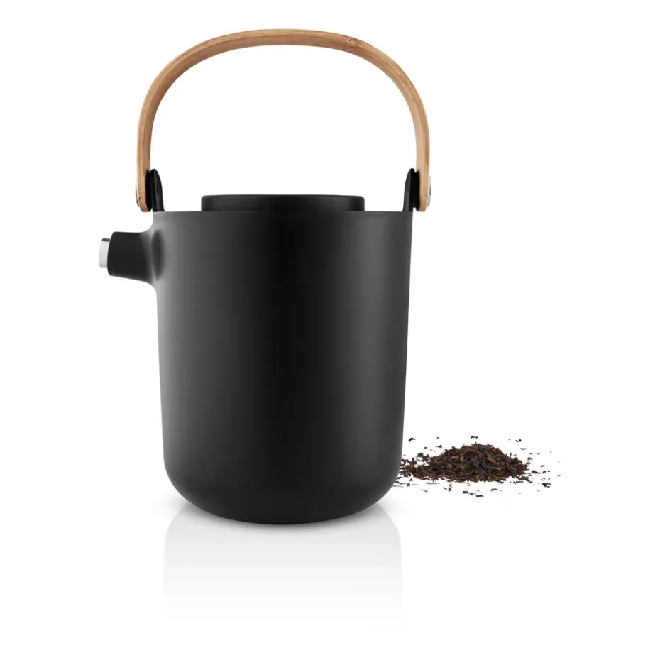 Nordic kitchen thermoskan voor thee 1 L, Zwart