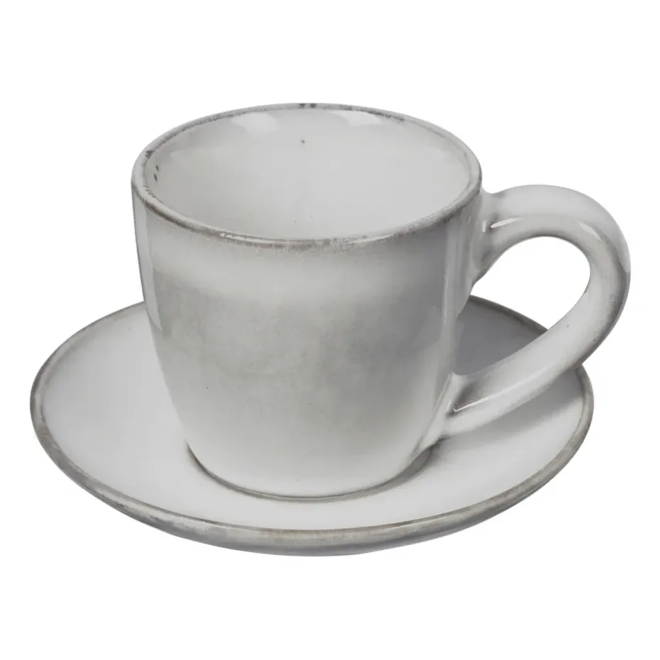 Nordic Sand espressokopje met schotel, 5 cl