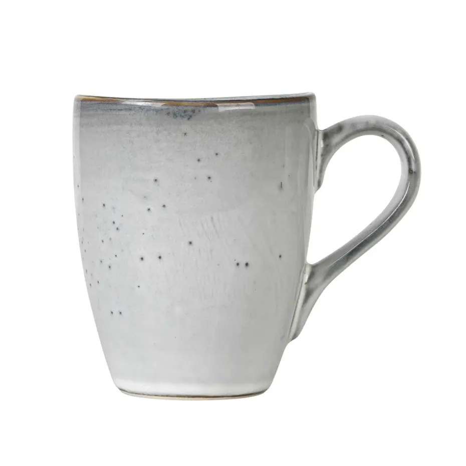 Nordic sand mok met oor, 10 cm.
