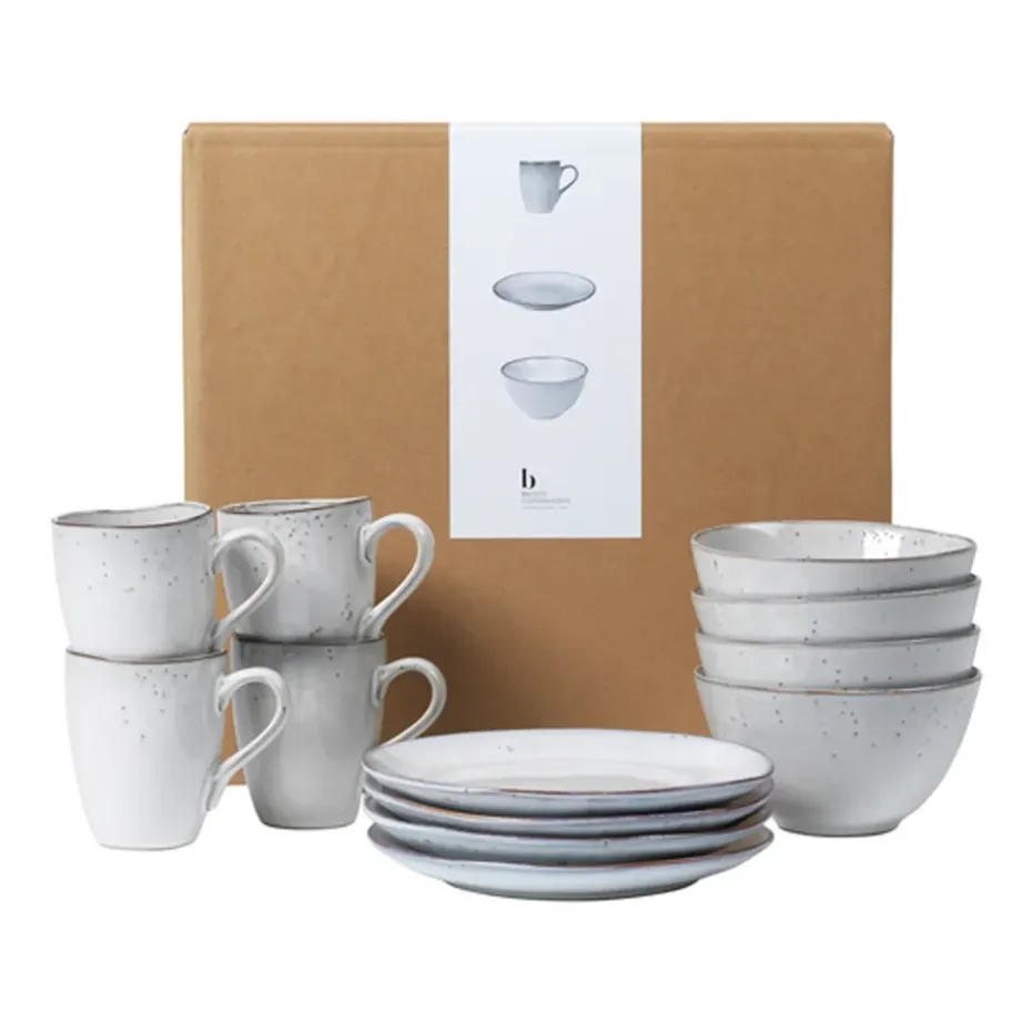 Nordic Sand ontbijtset, 12-delig