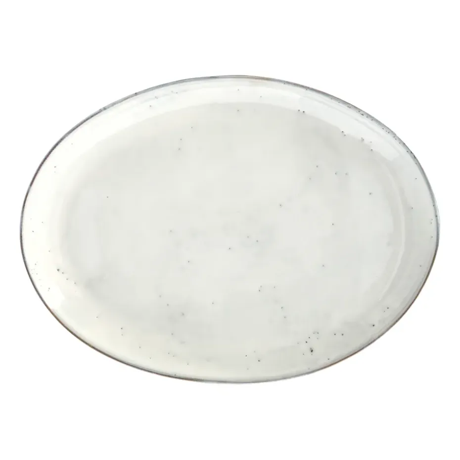 Nordic Sand serveerschaal ovaal, 26,5 x35,5 cm.