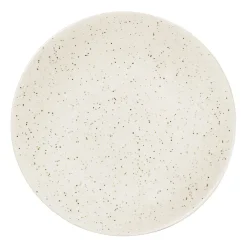 Nordic Vanilla bord Ø15 cm, Cream with grains