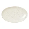 Nordic Vanilla schotel ovaal 22 cm, Cream with grains