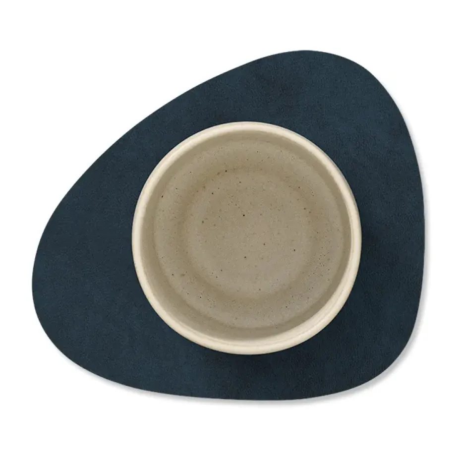 Nupo glasonderzetter curve keerbaar 1 St., Midnight blue-petrol