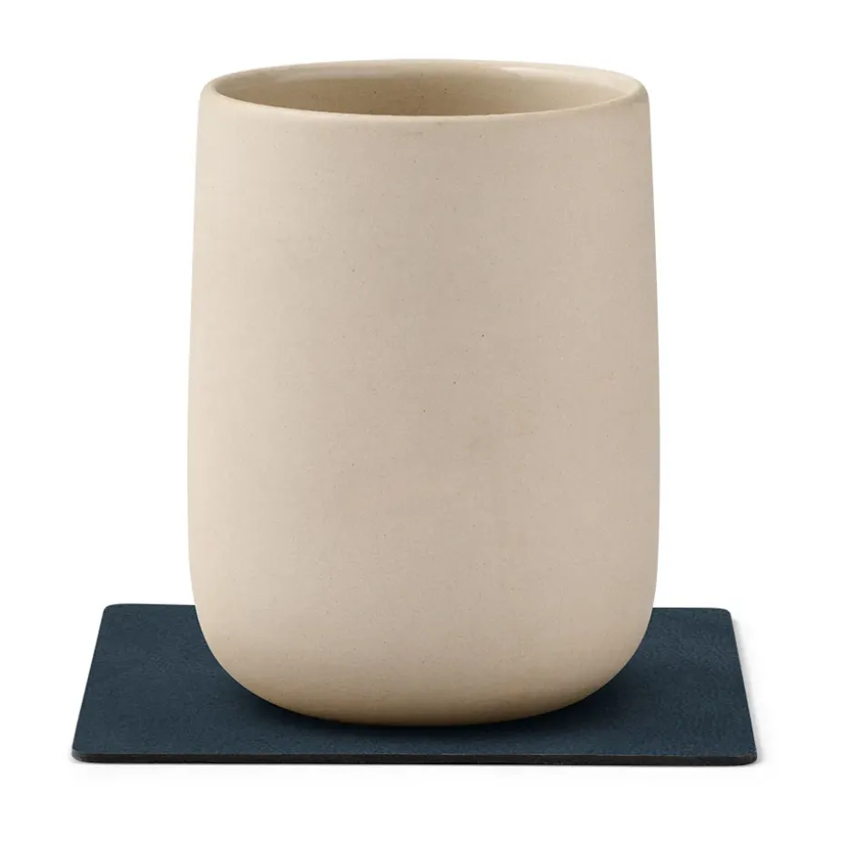 Nupo glasonderzetter square keerbaar 1 St., Midnight blue-petrol