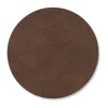 Nupo onderzetter circle, donkerbruin
