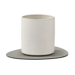 Nupo onderzetter (glazen) keerbaar curve 1 St., roze-lichtgrijs