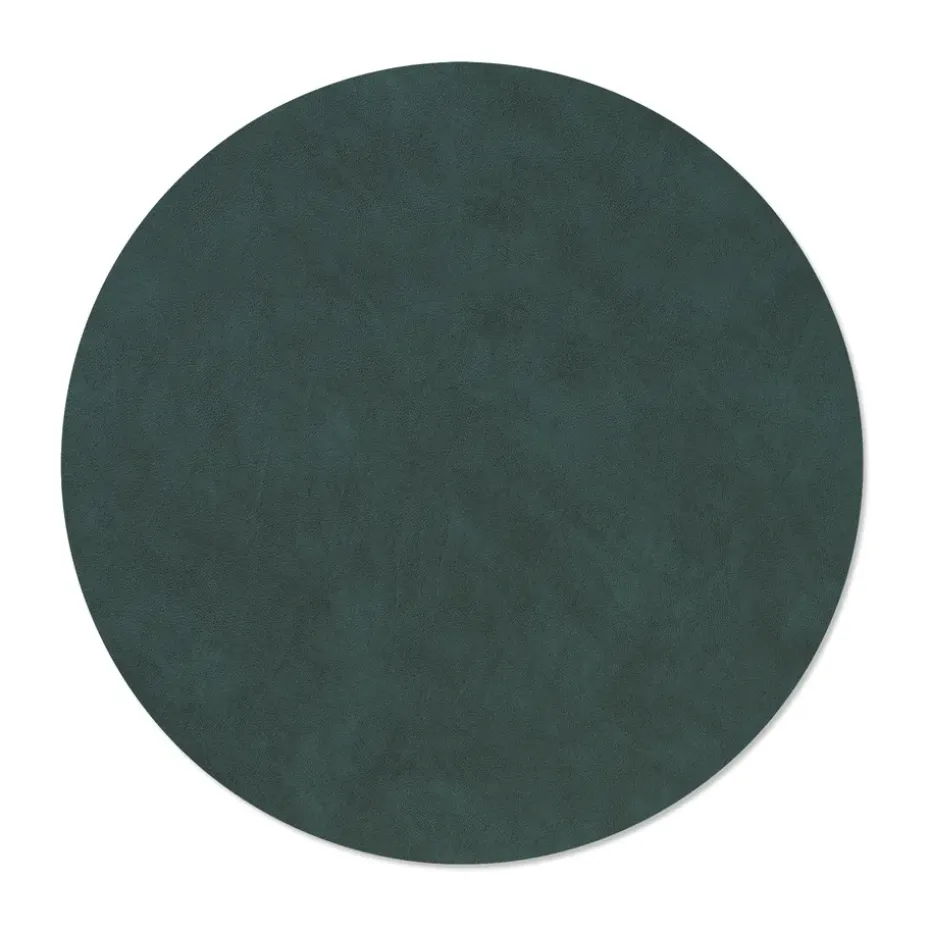 Nupo placemat circle keerbaar XL 1 St., Dark green-olive green