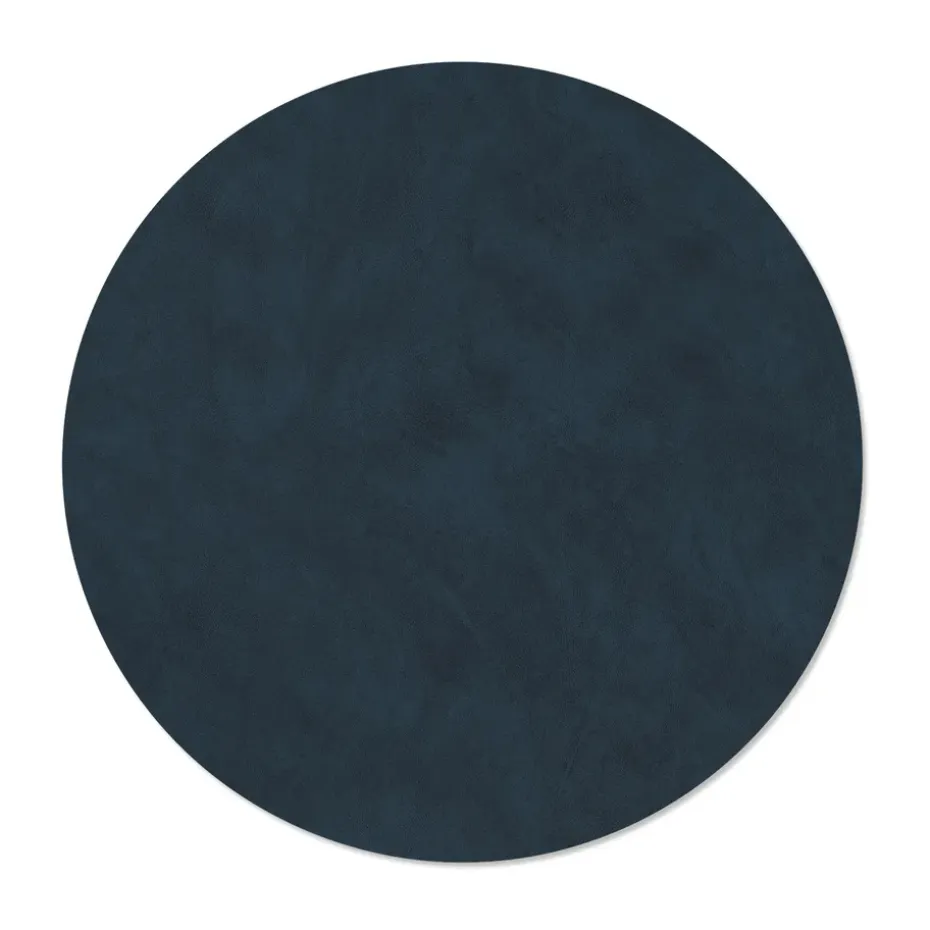 Nupo placemat circle keerbaar XL 1 St., Midnight blue-petrol
