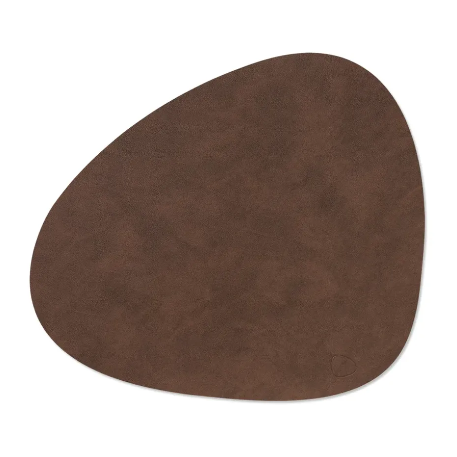 Nupo placemat curve L, donkerbruin