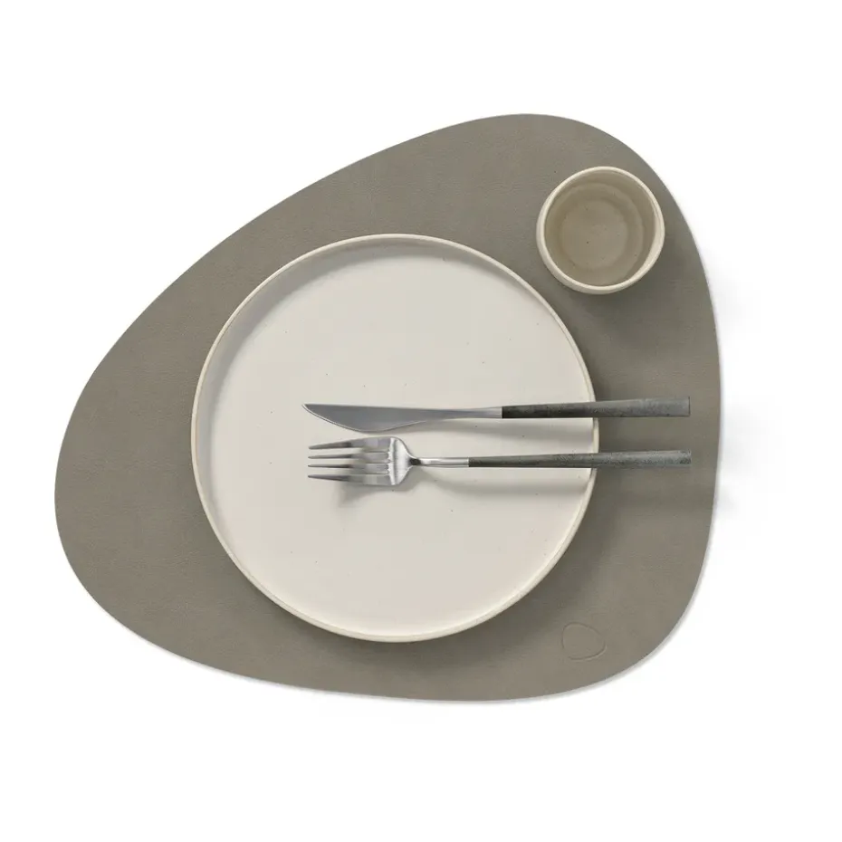 Nupo placemat curve L, Flint grey