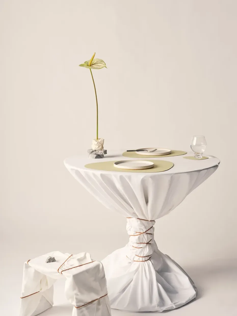 Nupo placemat curve L, Lemon sorbet