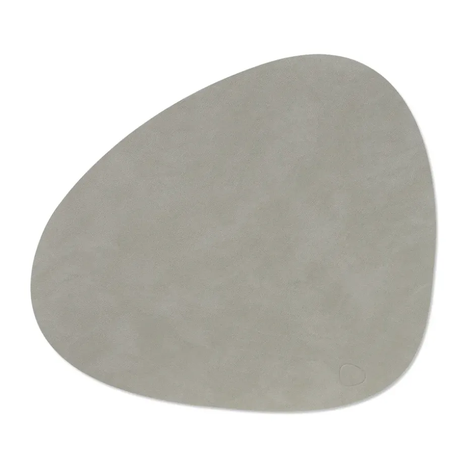 Nupo placemat curve L, lichtgrijs