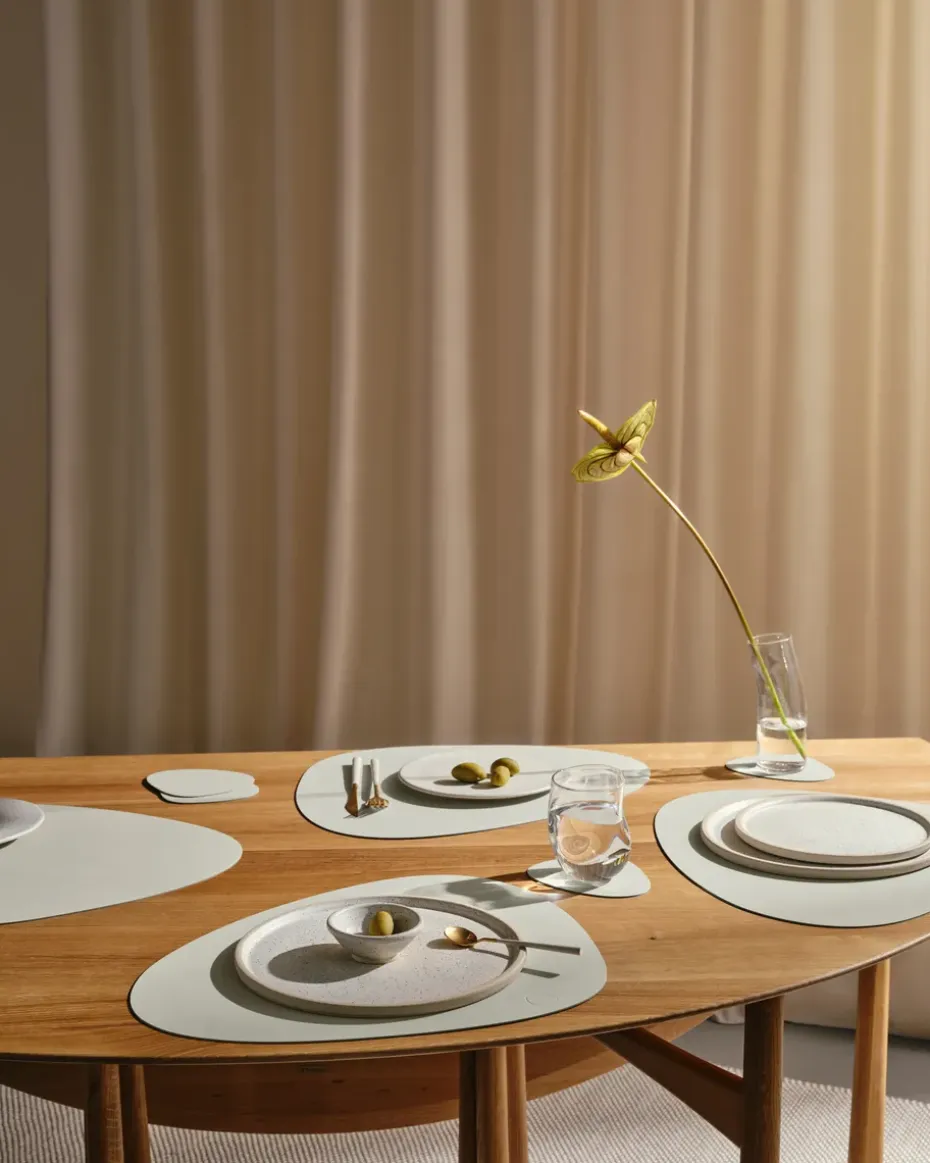 Nupo placemat curve L, Linen