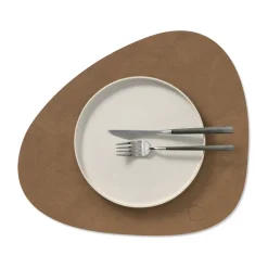 Nupo placemat curve M, Brown
