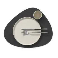 Nupo placemat keerbaar curve L 1 St., Dark blue-black